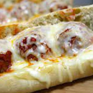 Meatball Parmigiana Hot Sandwich