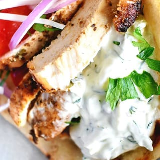 Gyro, Bag of Chips & Can of Soda