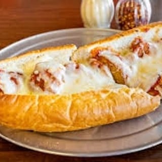Shrimp Parmigiana Hot Sandwich