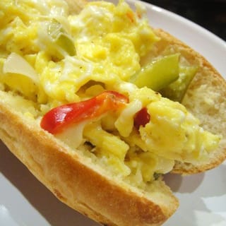 Peppers & Eggs Hot Sandwich